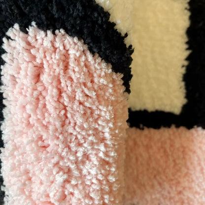 Tufting Sadness Man Rug Doormat Floor anti Slip Pad Bathroom Soft Plushy Rug Bedroom Bedside Carpet Funny Home Room Decor