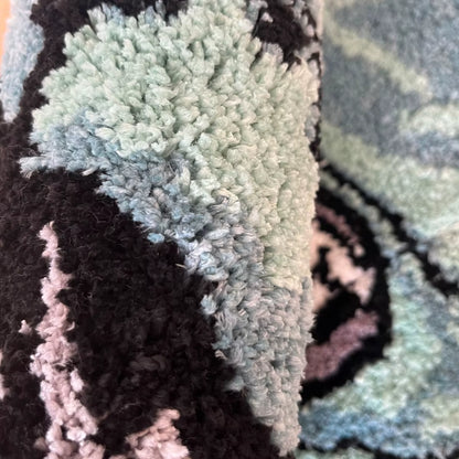 Enthusiast Racing Car Shaped Tufting Rug Soft Tufted An-Slip Floormat Sofa Feet Mat Carpet Entrance Doormats Absorbent