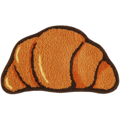 Croissant Shape Carpets for Living Bath Room Fluffy Bread Rug Home Warm Decoration Accessories Anti-Slip Floor Safety Mat
