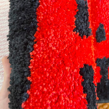 All Cash Tufted Rug 3D Anime Rugs Floor Safety Pad Aesthetic Home Room Winter Warm Decor for Teen Room Cool Purple Mat